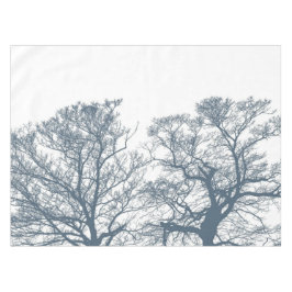 Blauer Bottom Trees Tropical Boho Tischdecke