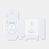 Blauer Bow-Band-Rahmen Blumenzelt Geschenkschachtel (Ungefaltet)