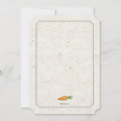 Blauer Bow Einladung (Rückseite)