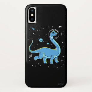 Blauer Brachiosaurus Dinos im Raum Case-Mate iPhone Hülle