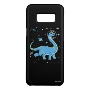 Blauer Brachiosaurus Dinos im Raum Case-Mate Samsung Galaxy S8 Hülle