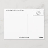 Blauer Bratilava Postkarte (Rückseite)