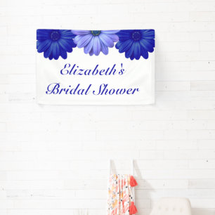 Blauer Brautparty Banner