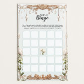 Blauer Brautparty Bingo Game