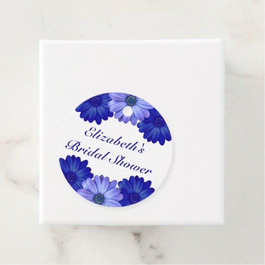 Blauer Brautparty Geschenkanhänger (Beispiel)