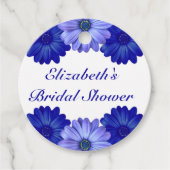 Blauer Brautparty Geschenkanhänger (Vorderseite)