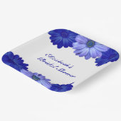 Blauer Brautparty Pappteller (Gewinkelt)