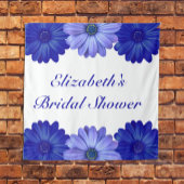 Blauer Brautparty Wandteppich