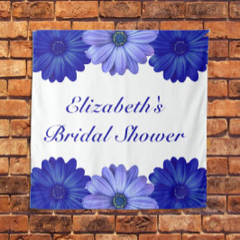 Blauer Brautparty Wandteppich