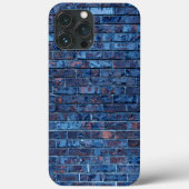 Blauer Brick Cool Case-Mate iPhone Hülle (Rückseite)