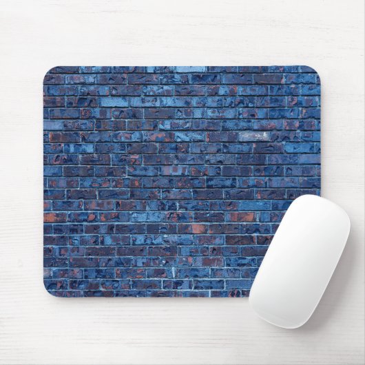 Blauer Brick Cool Mousepad (Mit Mouse)