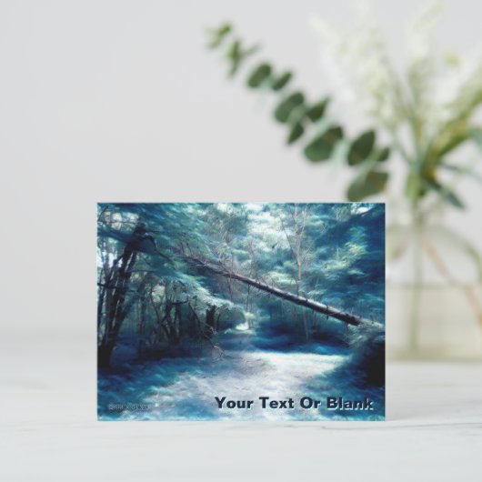 Blauer Brillenweg Postkarte (Stehend Vorderseite)