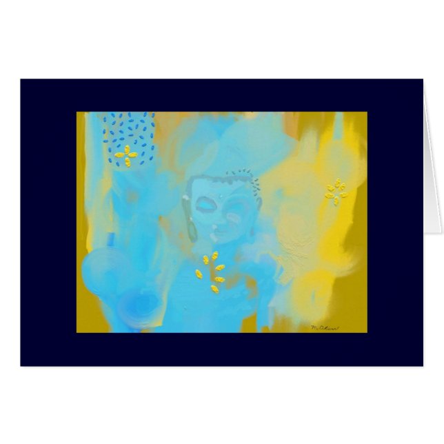 blauer Buddha (Vorderseite (Horizontal))