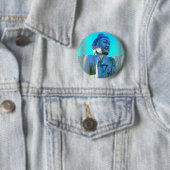 Blauer Buddha Button (Beispiel)