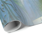 Blauer Buddha Geschenkpapier (Rolleneckpunkt)