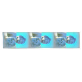 blauer Buddha Kurzer Tischläufer (Horizontal)