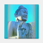 Blauer Buddha Magnet (Vorne)