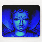 Blauer Buddha Mousepad (Vorne)