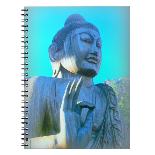 Blauer Buddha Notizblock (Vorderseite)