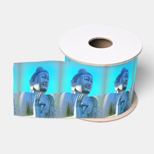 blauer Buddha Ripsband (Spule)