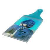 Blauer Buddha Schneidebrett (Ecke)