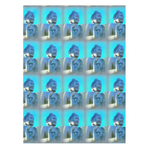 blauer Buddha Tischdecke