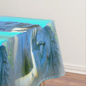 blauer Buddha Tischdecke (Beispiel)
