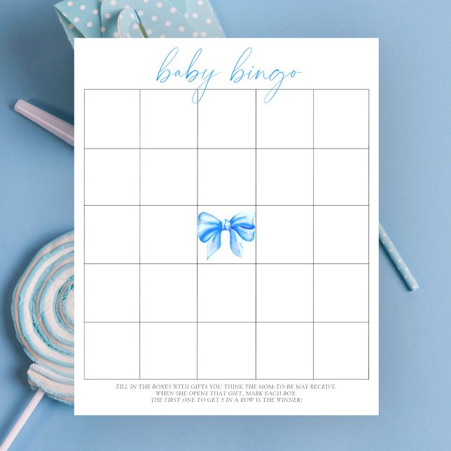 Blauer Bug Baby Bingo-Spiel (Von Creator hochgeladen)