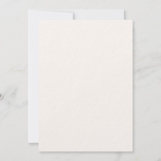 Blauer Bug elegant Quinceanera Luxus Einladung (Rückseite)