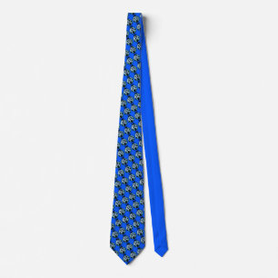 Blauer Bug Krawatte