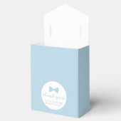 Blauer Bug Krawatte Babydusche Geschenkschachtel (Geöffnet)