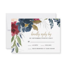 Blauer Burgundy Blush Pink Silver Gold Wedding