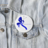 Blauer Butterfly-Button Button (Beispiel)