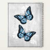 Blauer Butterfly-Planer Planer (Rückseite)