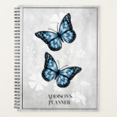 Blauer Butterfly-Planer Planer (Vorderseite)