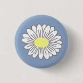 Blauer Button von Daisy Blume (Vorderseite)