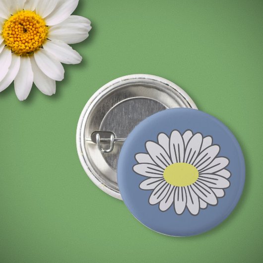 Blauer Button von Daisy Blume