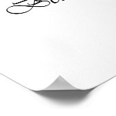 Blauer Buttrerfly gebrochen Minimal weiß 3:4 Poste Poster (Ecke)