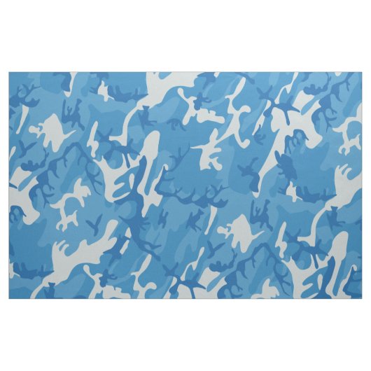 Blauer Camouflage (Ocean Sea Camouflage) Stoff (Fat Quarter (45,7 x 55,9 cm))
