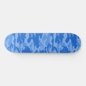 Blauer Camouflage Skateboard (Horizontal)