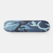 Blauer CamouflageSkateboard Skateboard (Horizontal)