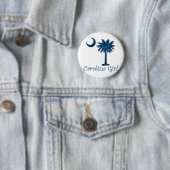 Blauer Carolina-MädchenPalmetto Button (Beispiel)