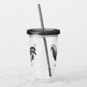 Blauer Cartoon Acryltrinkbecher (Links)