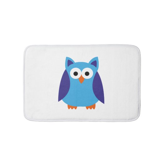 Blauer Cartoon Badematte (Vorderseite)