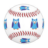 Blauer Cartoon Baseball (Rückseite)