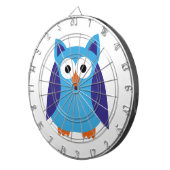 Blauer Cartoon Dartscheibe (Vorderseite rechts)