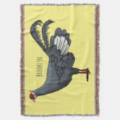 Blauer Cartoon Decke (Vorderseite Vertikal)