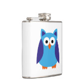 Blauer Cartoon Flachmann (Rechts)