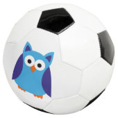Blauer Cartoon Fußball (Dreiviertel)