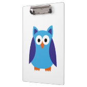 Blauer Cartoon Klemmbrett (Links)